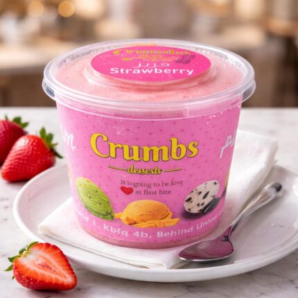 Strawberry Ice Cream – 500 Gram