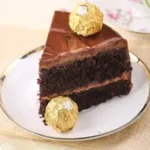 Ferrero Rocher Cake Slice